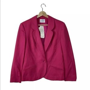 Vintage Miss Pendleton NWT Pink Wool Blazer